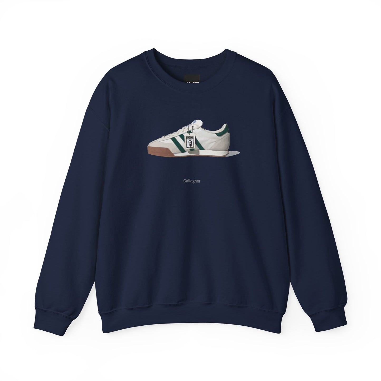 Brit Pop Festival Iconic Celeb Sweatshirt, Unisex Heavy Blend Crewneck Jumper, Gallagher's 90s Iconified Apparel, British Rock & Roll gift
