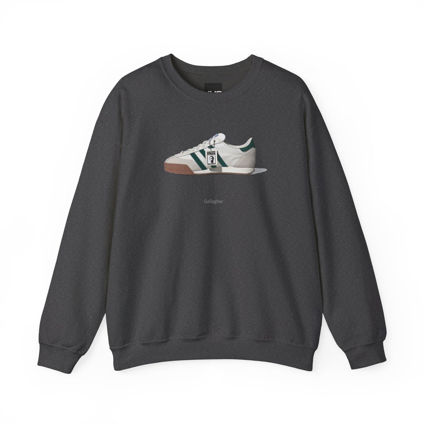 Brit Pop Festival Iconic Celeb Sweatshirt, Unisex Heavy Blend Crewneck Jumper, Gallagher's 90s Iconified Apparel, British Rock & Roll gift