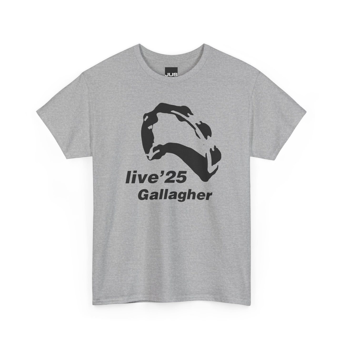 Gallagher 25 Graphic Unisex T-Shirt - Gallagher's Iconic 90's Tambourine, Concert tee, Brit Pop & Rock, Oasis Fan Gift Shirt