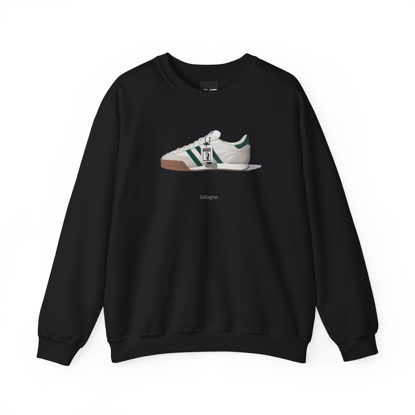 Brit Pop Festival Iconic Celeb Sweatshirt, Unisex Heavy Blend Crewneck Jumper, Gallagher's 90s Iconified Apparel, British Rock & Roll gift