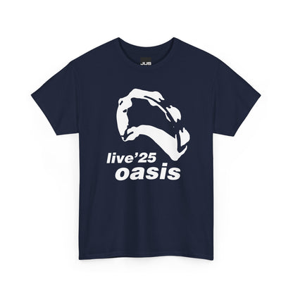 Oasis 25 Unisex T-Shirt - Gallagher's Iconic 90's Tambourine, Concert tee, Brit Pop & Rock, Fan Gift Shirt