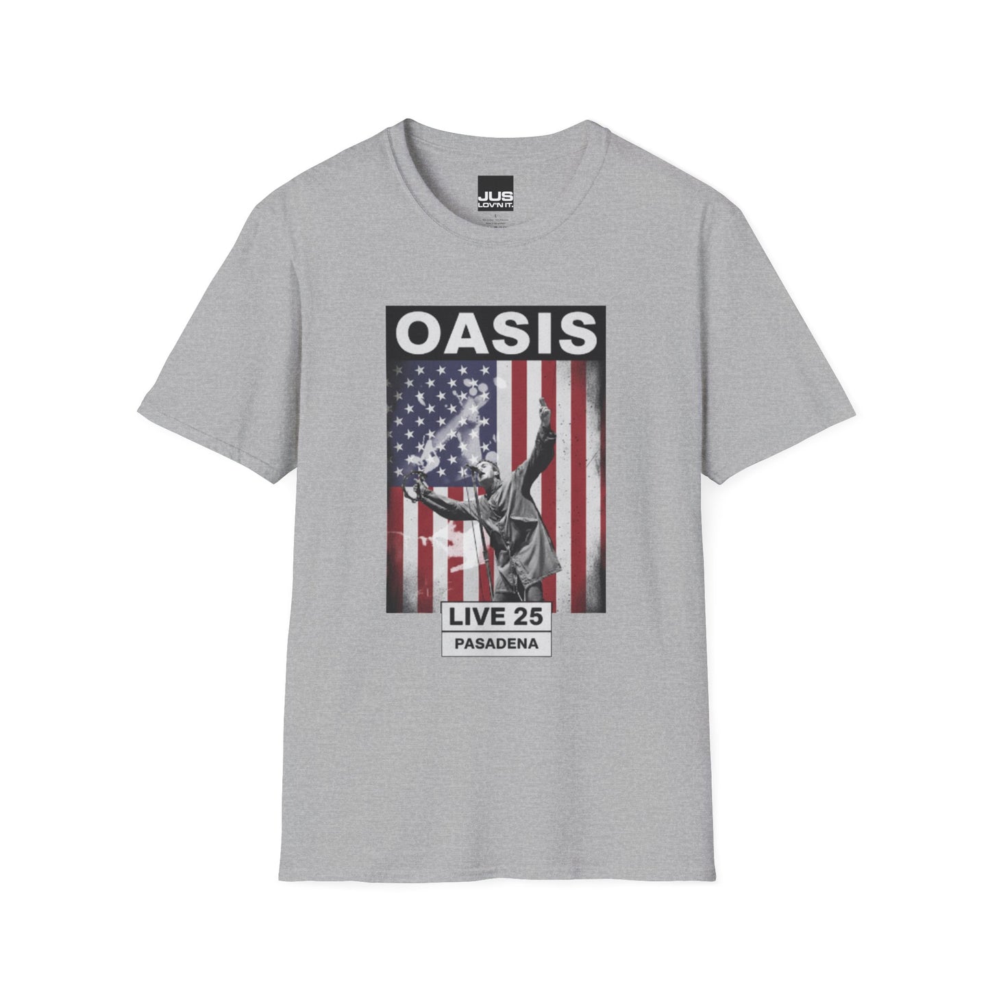 Oasis Live Concert Pasadena USA Unisex T-Shirt | Music Lover Gift | Rock Band Tee | Festival Shirt | Casual Wear | Vintage Style