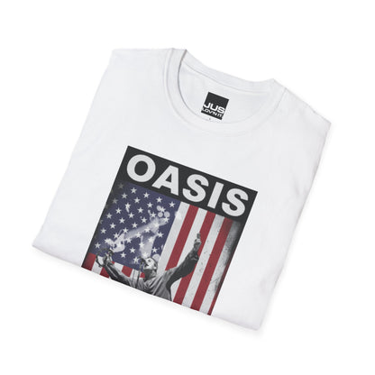 Oasis Live Concert Pasadena USA Unisex T-Shirt | Music Lover Gift | Rock Band Tee | Festival Shirt | Casual Wear | Vintage Style