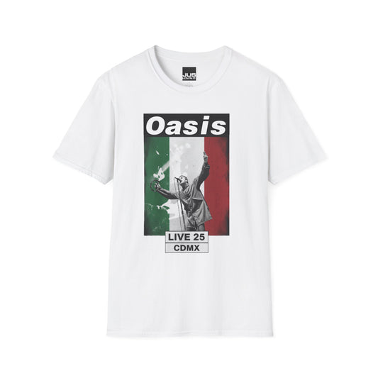 Oasis Live Concert CDMX México Unisex T-Shirt | Music Lover Gift | Rock Band Tee | Festival Shirt | Casual Wear | Vintage Style