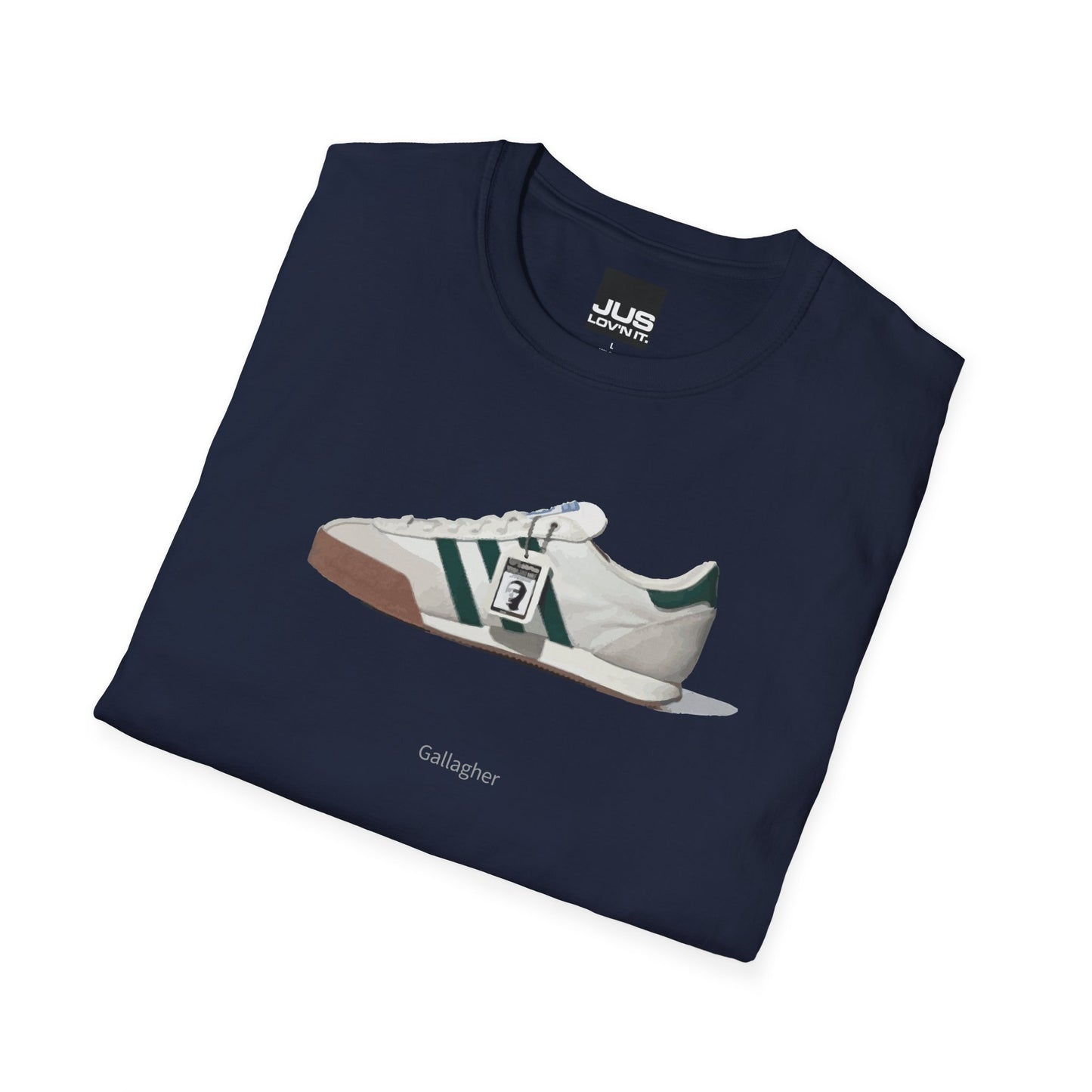 Spezial Iconic Celeb Shoe Unisex T-Shirt - Brit Pop & Rock Concert Tee, Gallaghers Iconic Celeb tennis shoe shirt, Oasis fan gift.