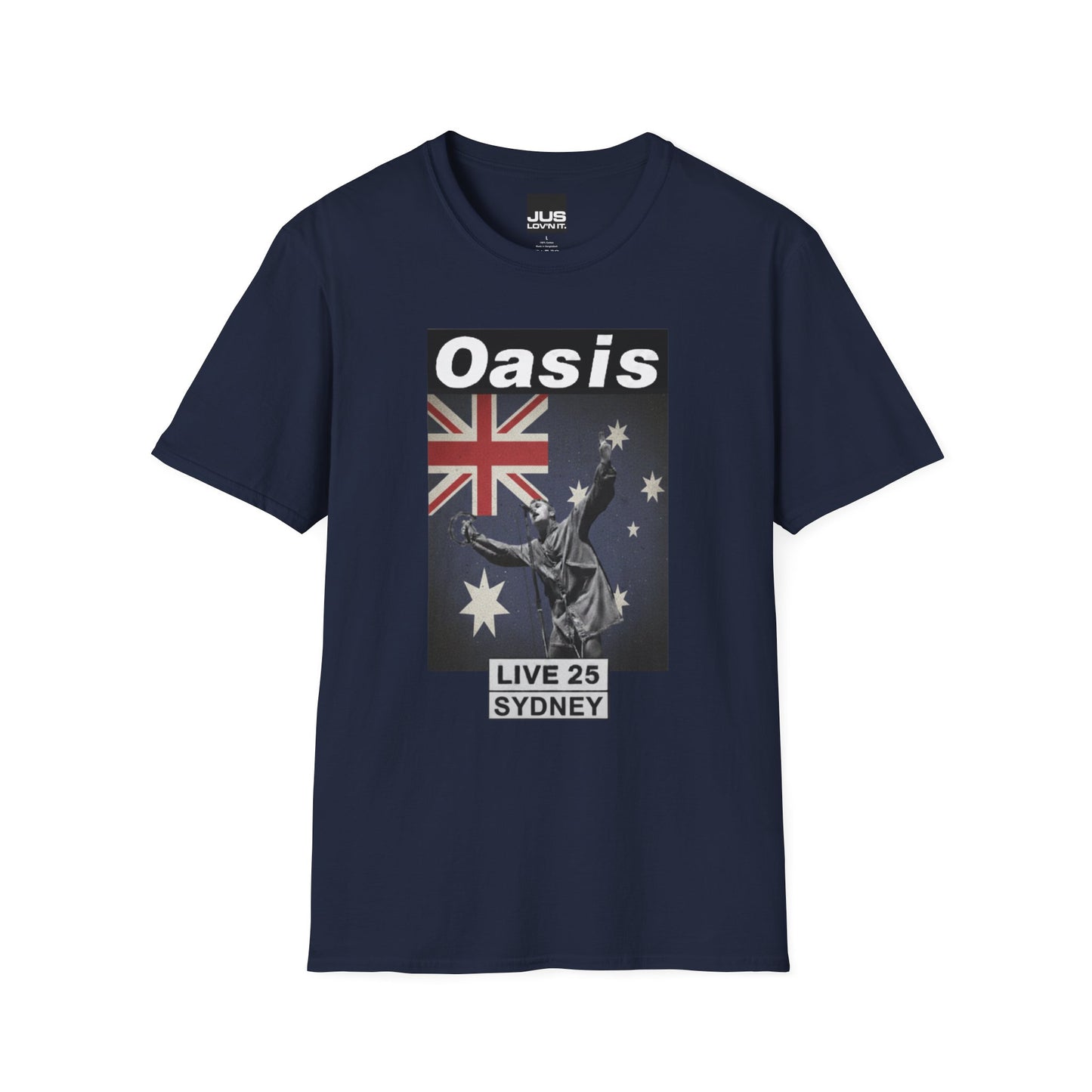 Oasis Live Concert Sydney Australia Unisex T-Shirt | Music Lover Gift | Rock Band Tee | Festival Shirt | Casual Wear | Vintage Style
