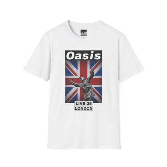 Oasis Live Concert London UK Unisex T-Shirt | Music Lover Gift | Rock Band Tee | Festival Shirt | Casual Wear | Vintage Style