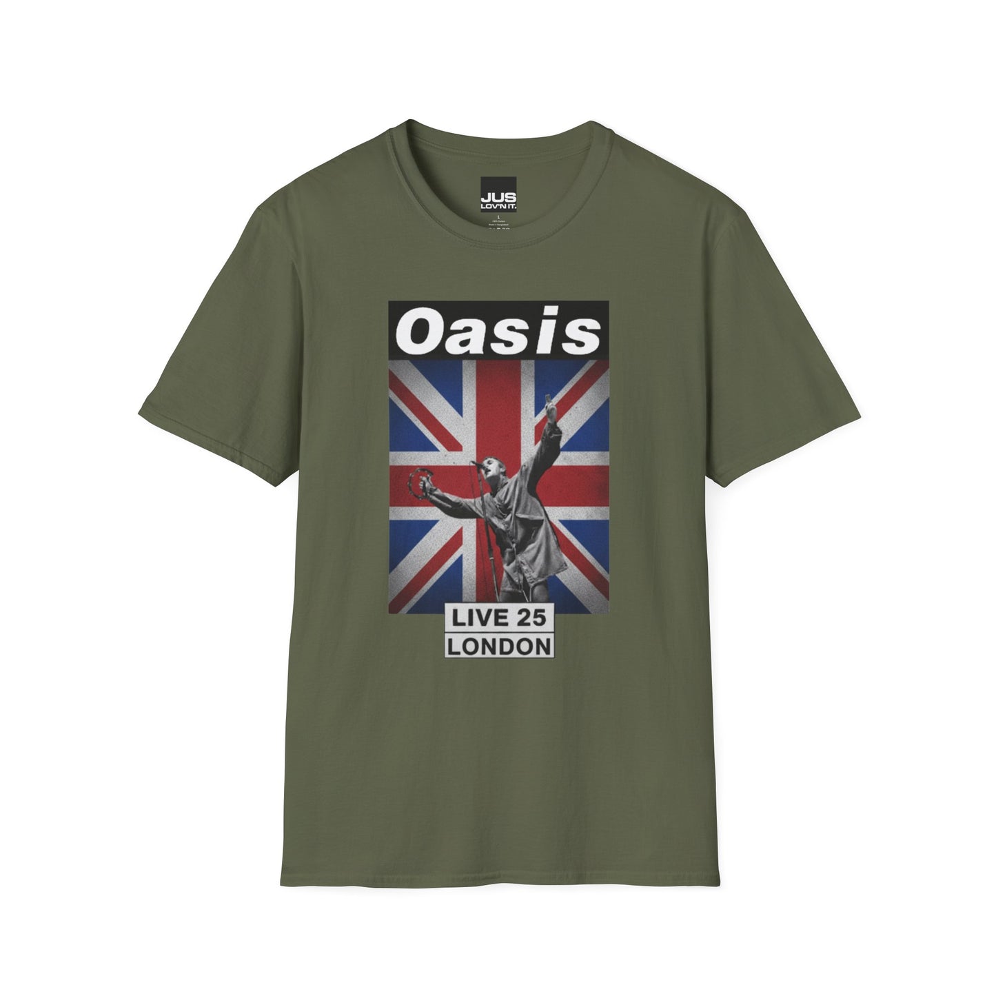Oasis Live Concert London UK Unisex T-Shirt | Music Lover Gift | Rock Band Tee | Festival Shirt | Casual Wear | Vintage Style