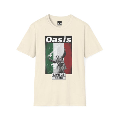 Oasis Live Concert CDMX México Unisex T-Shirt | Music Lover Gift | Rock Band Tee | Festival Shirt | Casual Wear | Vintage Style