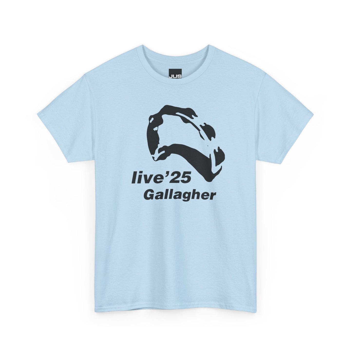 Gallagher 25 Graphic Unisex T-Shirt - Gallagher's Iconic 90's Tambourine, Concert tee, Brit Pop & Rock, Oasis Fan Gift Shirt