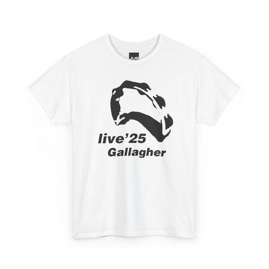 Gallagher 25 Graphic Unisex T-Shirt - Gallagher's Iconic 90's Tambourine, Concert tee, Brit Pop & Rock, Oasis Fan Gift Shirt