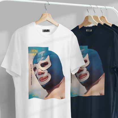 The Iconic Dark Rival Unisex Classic Tee - Blue Demon Mexican Wrestler Lucha Libre T-Shirt