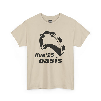 Oasis 25 Unisex T-Shirt - Gallagher's Iconic 90's Tambourine, Concert tee, Brit Pop & Rock, Fan Gift Shirt