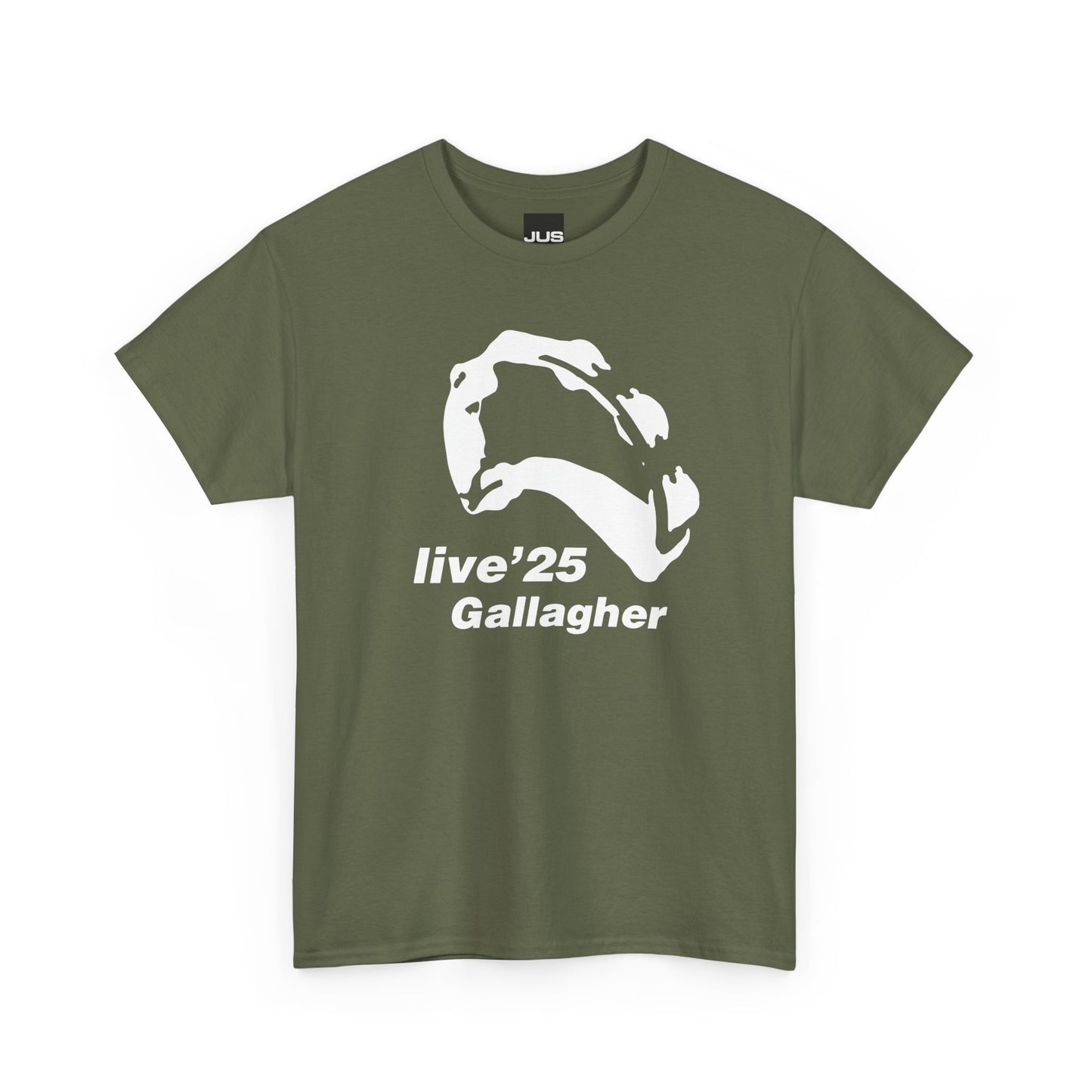 Gallagher 25 Graphic Unisex T-Shirt - Gallagher's Iconic 90's Tambourine, Concert tee, Brit Pop & Rock, Oasis Fan Gift Shirt