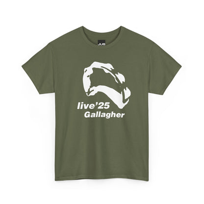 Gallagher 25 Graphic Unisex T-Shirt - Gallagher's Iconic 90's Tambourine, Concert tee, Brit Pop & Rock, Oasis Fan Gift Shirt