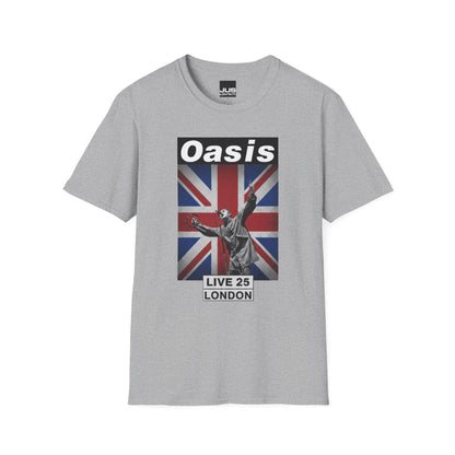 Oasis Live Concert London UK Unisex T-Shirt | Music Lover Gift | Rock Band Tee | Festival Shirt | Casual Wear | Vintage Style