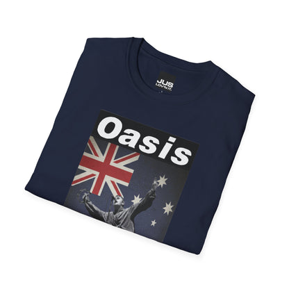Oasis Live Concert Sydney Australia Unisex T-Shirt | Music Lover Gift | Rock Band Tee | Festival Shirt | Casual Wear | Vintage Style