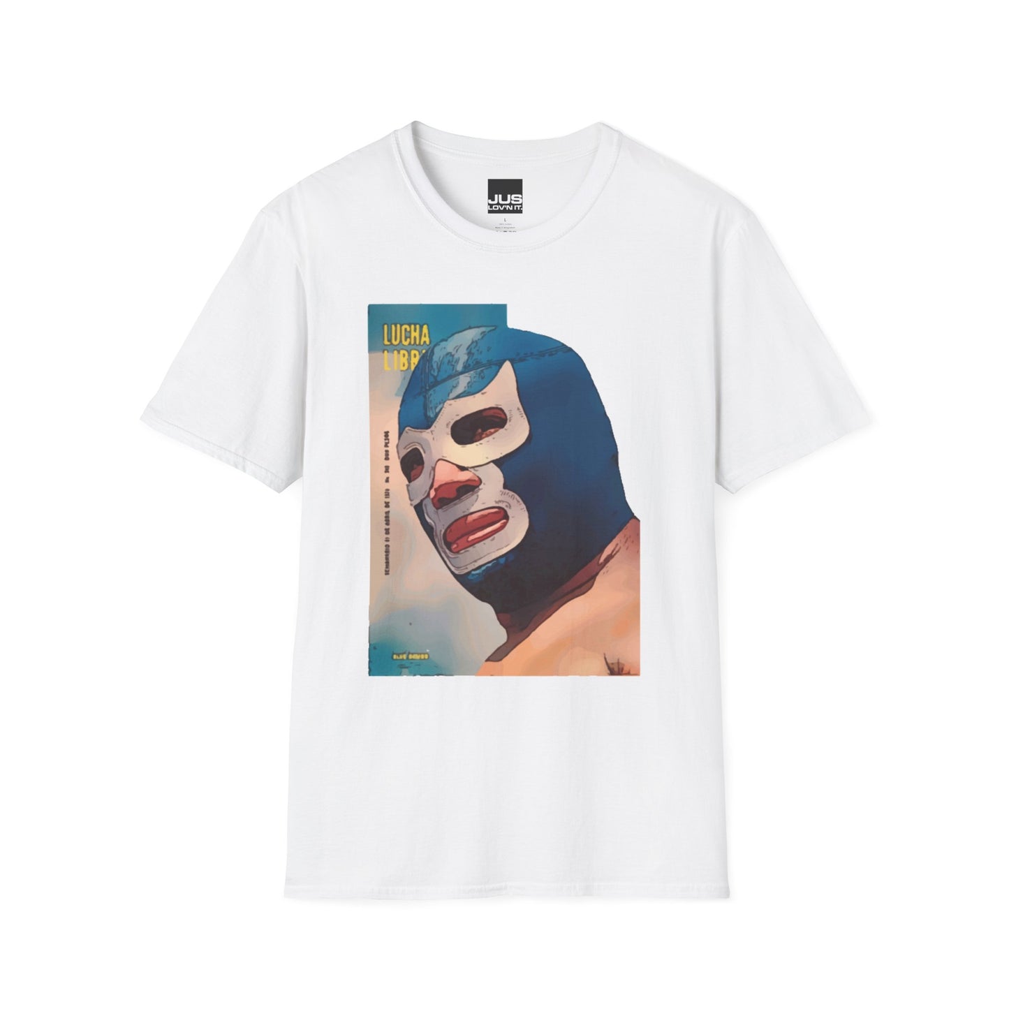 Blue Demon Luchador Vintage Graphic T-Shirt, Masked Mexican Wrestler tee, Lucha Libre Shirt, Casual Wear, Gift for Wrestling Fans