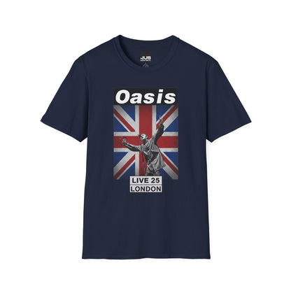 Oasis Live Concert London UK Unisex T-Shirt | Music Lover Gift | Rock Band Tee | Festival Shirt | Casual Wear | Vintage Style