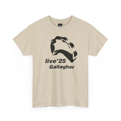 Gallagher 25 Graphic Unisex T-Shirt - Gallagher's Iconic 90's Tambourine, Concert tee, Brit Pop & Rock, Oasis Fan Gift Shirt