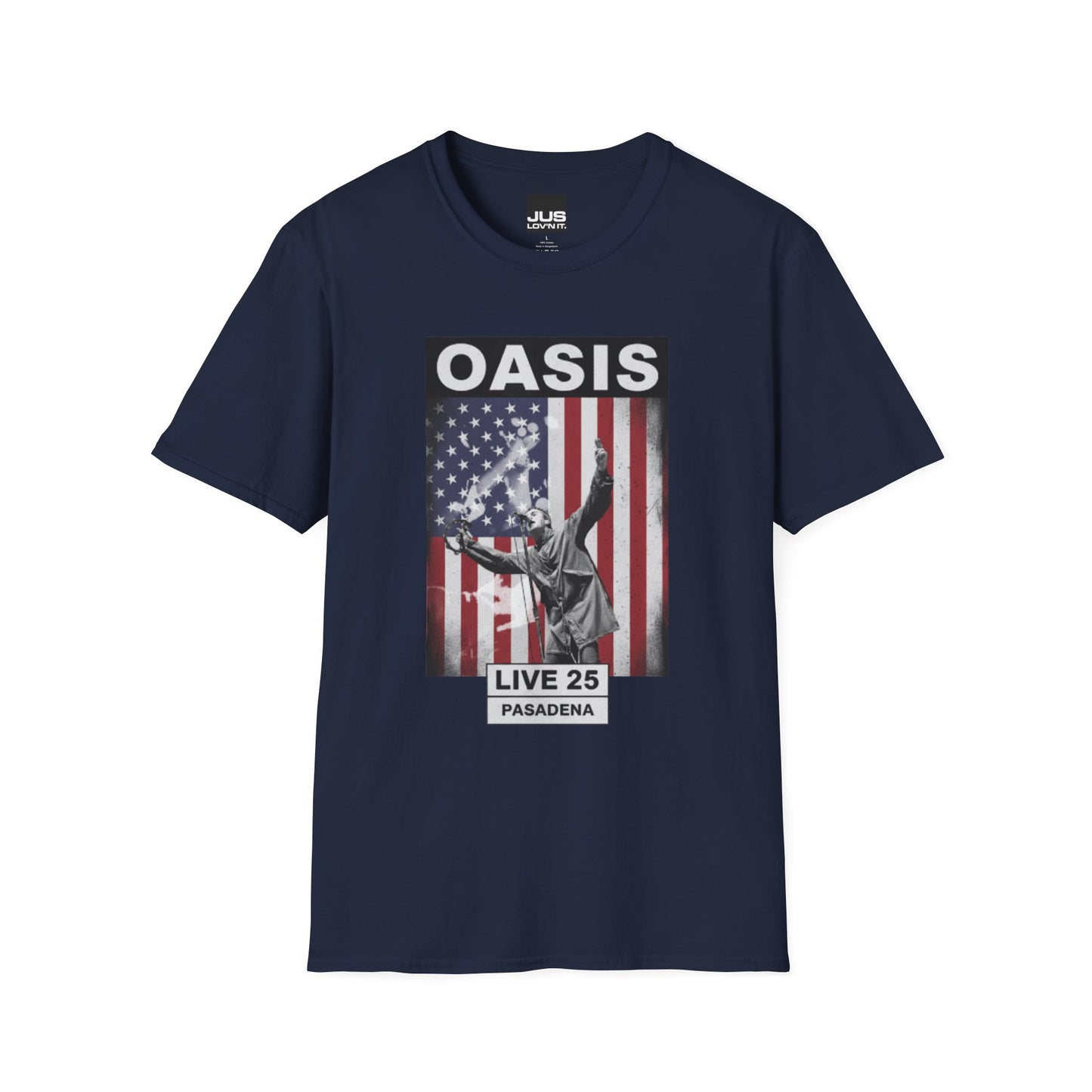 Oasis Live Concert Pasadena USA Unisex T-Shirt | Music Lover Gift | Rock Band Tee | Festival Shirt | Casual Wear | Vintage Style