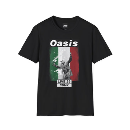 Oasis Live Concert CDMX México Unisex T-Shirt | Music Lover Gift | Rock Band Tee | Festival Shirt | Casual Wear | Vintage Style