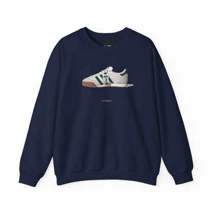 Brit Pop Festival Iconic Celeb Sweatshirt, Unisex Heavy Blend Crewneck Jumper, Gallagher's 90s Iconified Apparel, British Rock & Roll gift