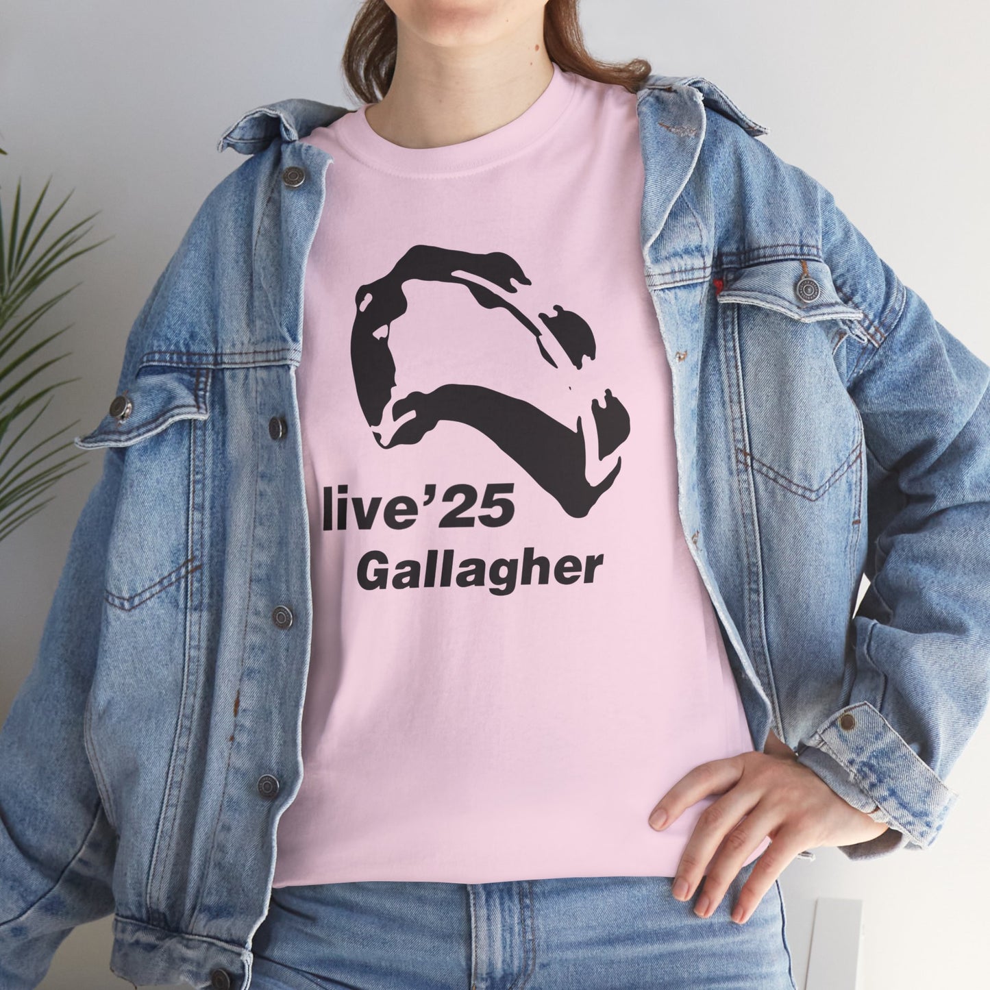 Gallagher 25 Graphic Unisex T-Shirt - Gallagher's Iconic 90's Tambourine, Concert tee, Brit Pop & Rock, Oasis Fan Gift Shirt