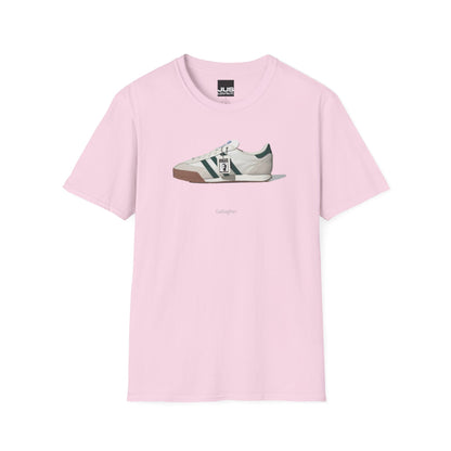 Spezial Iconic Celeb Shoe Unisex T-Shirt - Brit Pop & Rock Concert Tee, Gallaghers Iconic Celeb tennis shoe shirt, Oasis fan gift.