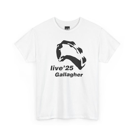 Gallagher 25 Graphic Unisex T-Shirt - Gallagher's Iconic 90's Tambourine, Concert tee, Brit Pop & Rock, Oasis Fan Gift Shirt