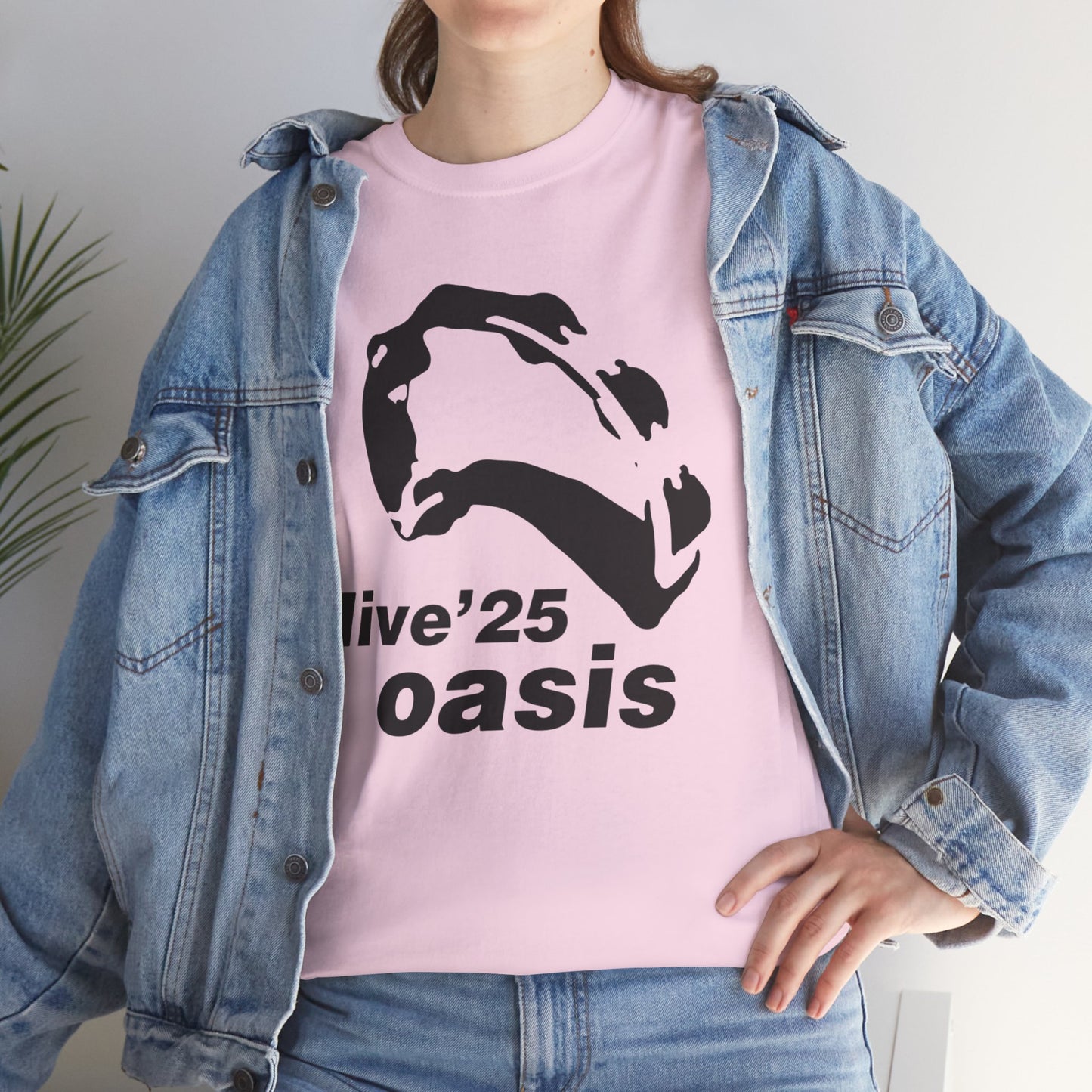 Oasis 25 Unisex T-Shirt - Gallagher's Iconic 90's Tambourine, Concert tee, Brit Pop & Rock, Fan Gift Shirt
