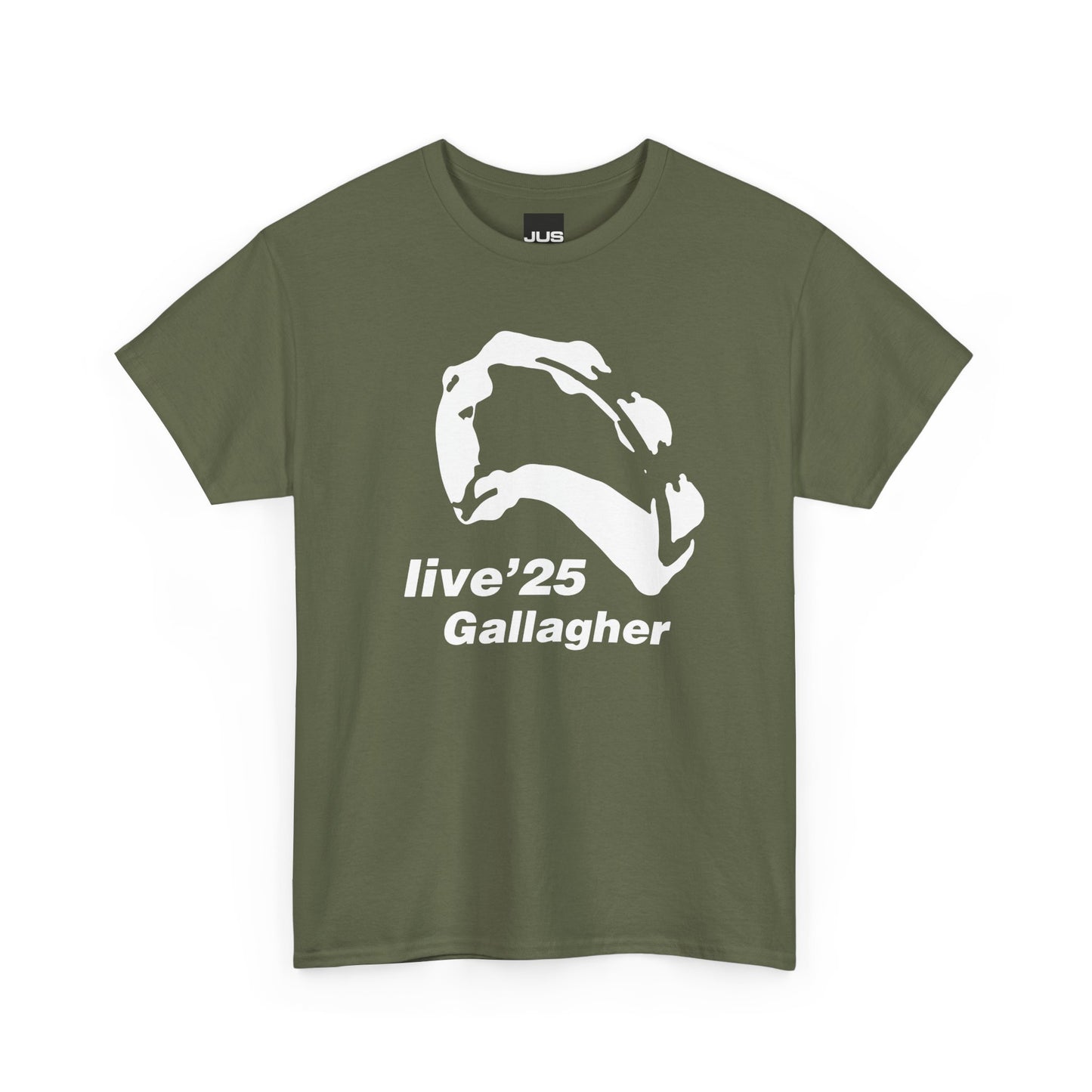 Gallagher 25 Graphic Unisex T-Shirt - Gallagher's Iconic 90's Tambourine, Concert tee, Brit Pop & Rock, Oasis Fan Gift Shirt