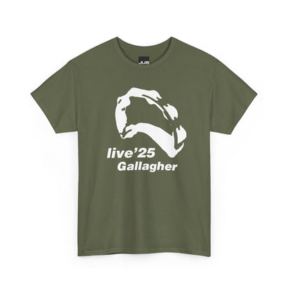 Gallagher 25 Graphic Unisex T-Shirt - Gallagher's Iconic 90's Tambourine, Concert tee, Brit Pop & Rock, Oasis Fan Gift Shirt