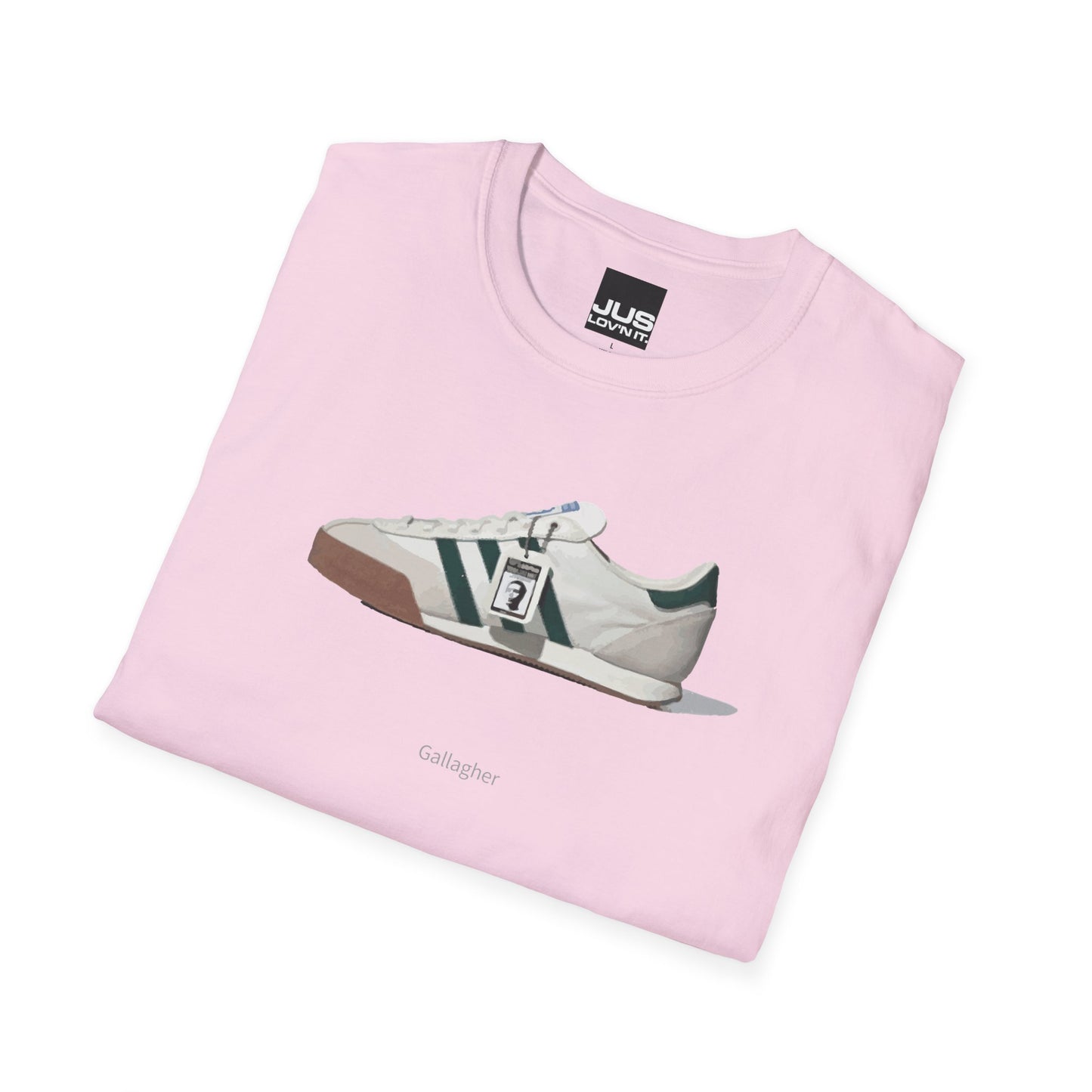 Spezial Iconic Celeb Shoe Unisex T-Shirt - Brit Pop & Rock Concert Tee, Gallaghers Iconic Celeb tennis shoe shirt, Oasis fan gift.