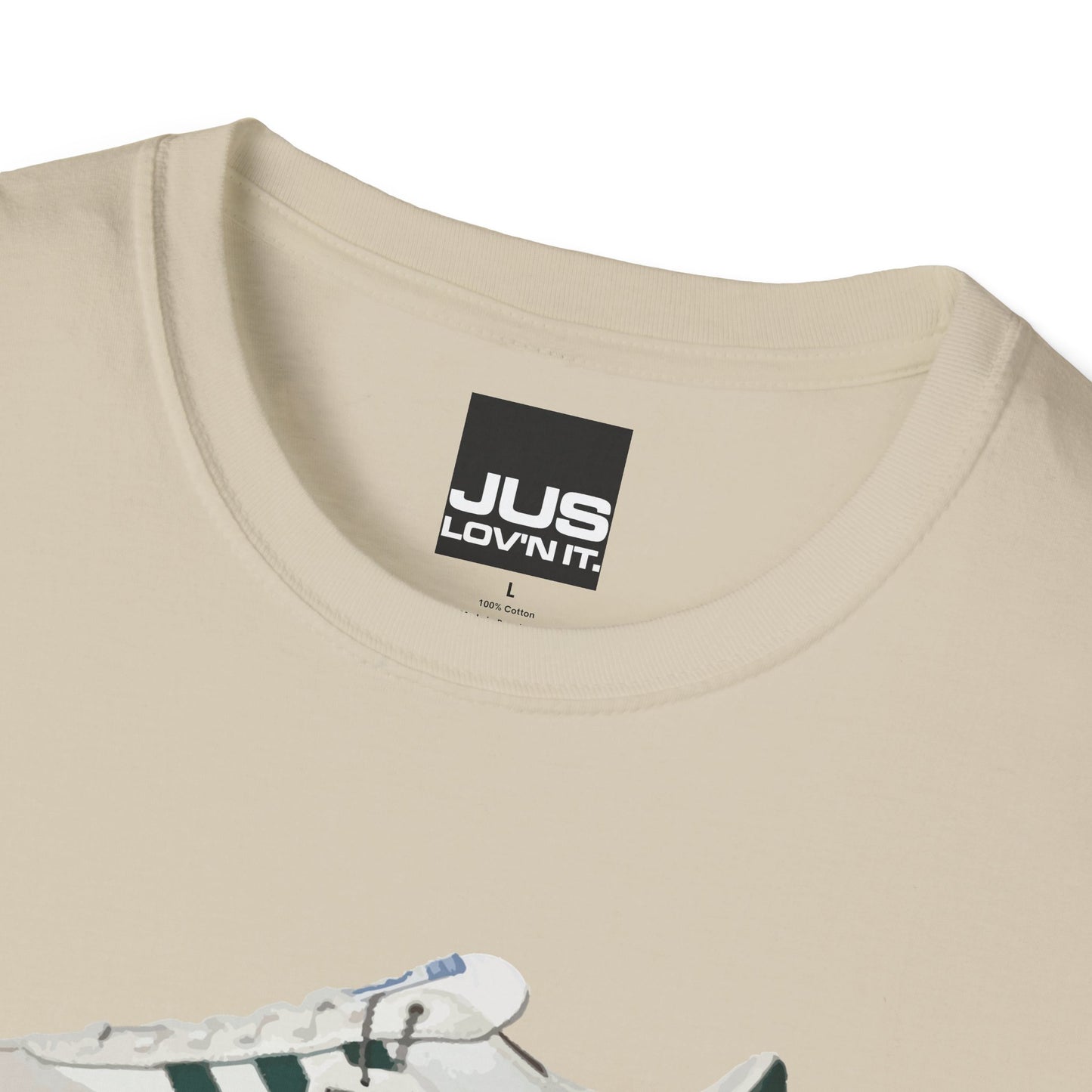 Spezial Iconic Celeb Shoe Unisex T-Shirt - Brit Pop & Rock Concert Tee, Gallaghers Iconic Celeb tennis shoe shirt, Oasis fan gift.