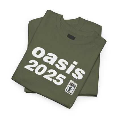 Concert Live 25 Unisex T-Shirt - Oasis Brit Pop & Rock Fan Shirt