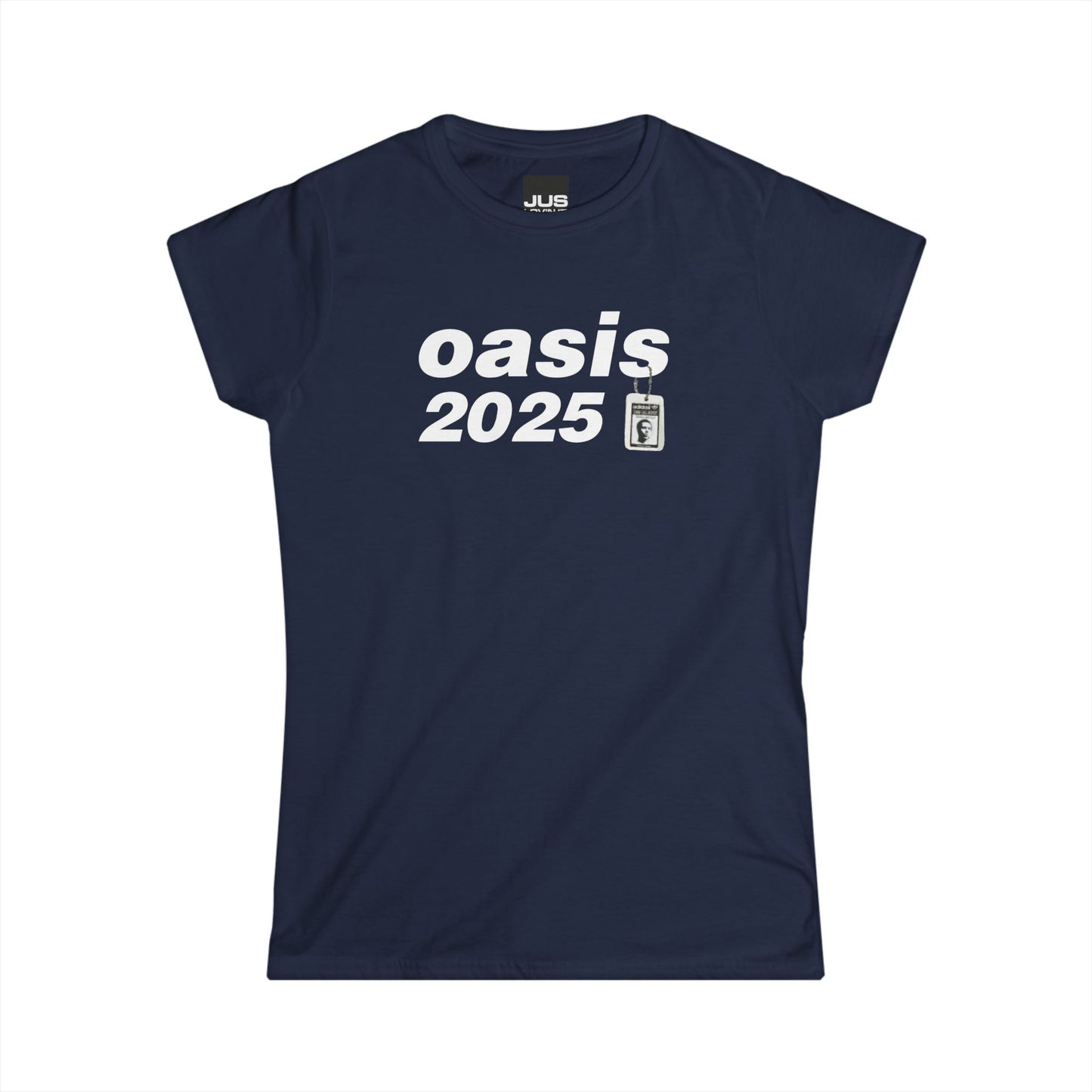 Brit Pop live 25 concert women’s softstyle t-shirt, Oasis 90s Iconified Apparel, British Rock & Roll gift