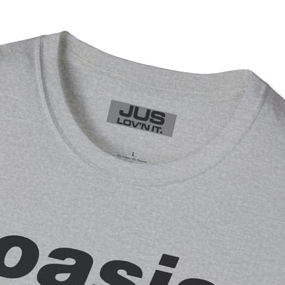 Oasis 2025 concert tee - Unisex Softstyle T-Shirt uniquely designed Oasis Gallagher white graphic, a brit pop rock gift.