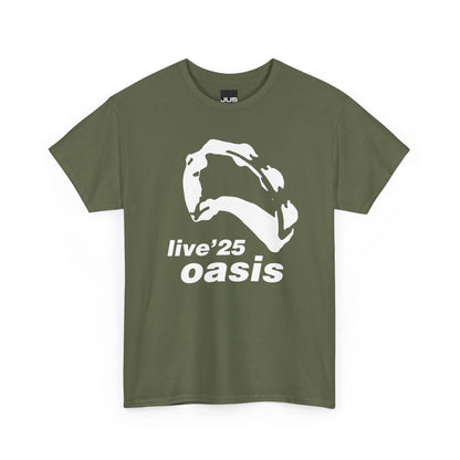Oasis 25 Unisex T-Shirt - Gallagher's Iconic 90's Tambourine, Concert tee, Brit Pop & Rock, Fan Gift Shirt