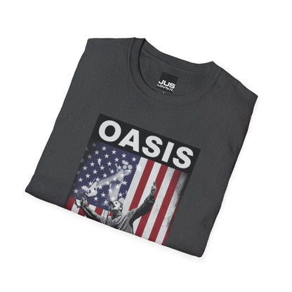Oasis Live Concert Pasadena USA Unisex T-Shirt | Music Lover Gift | Rock Band Tee | Festival Shirt | Casual Wear | Vintage Style