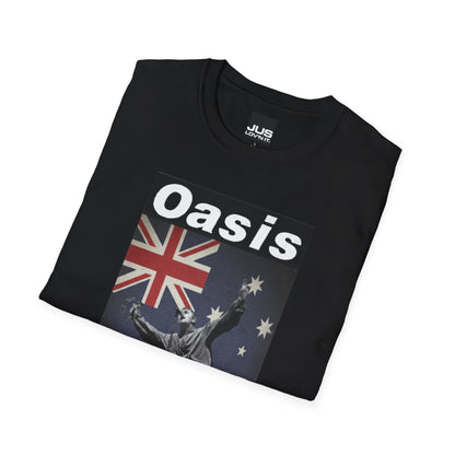 Oasis Live Concert Sydney Australia Unisex T-Shirt | Music Lover Gift | Rock Band Tee | Festival Shirt | Casual Wear | Vintage Style