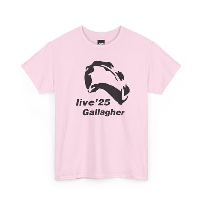 Gallagher 25 Graphic Unisex T-Shirt - Gallagher's Iconic 90's Tambourine, Concert tee, Brit Pop & Rock, Oasis Fan Gift Shirt