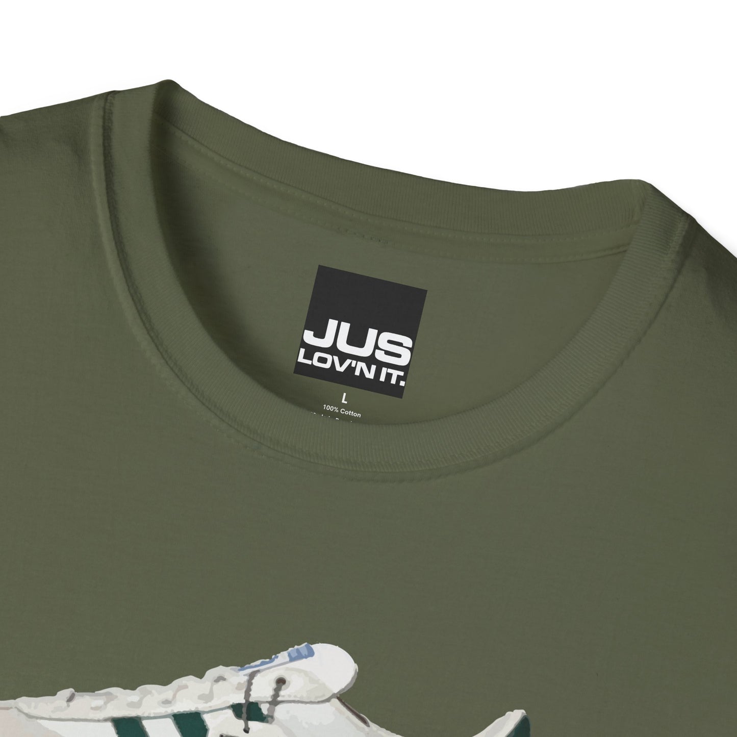 Spezial Iconic Celeb Shoe Unisex T-Shirt - Brit Pop & Rock Concert Tee, Gallaghers Iconic Celeb tennis shoe shirt, Oasis fan gift.