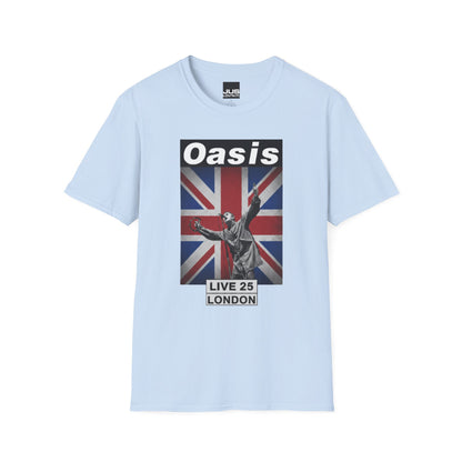 Oasis Live Concert London UK Unisex T-Shirt | Music Lover Gift | Rock Band Tee | Festival Shirt | Casual Wear | Vintage Style