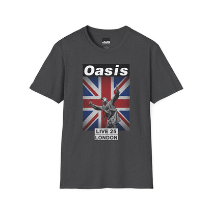 Oasis Live Concert London UK Unisex T-Shirt | Music Lover Gift | Rock Band Tee | Festival Shirt | Casual Wear | Vintage Style