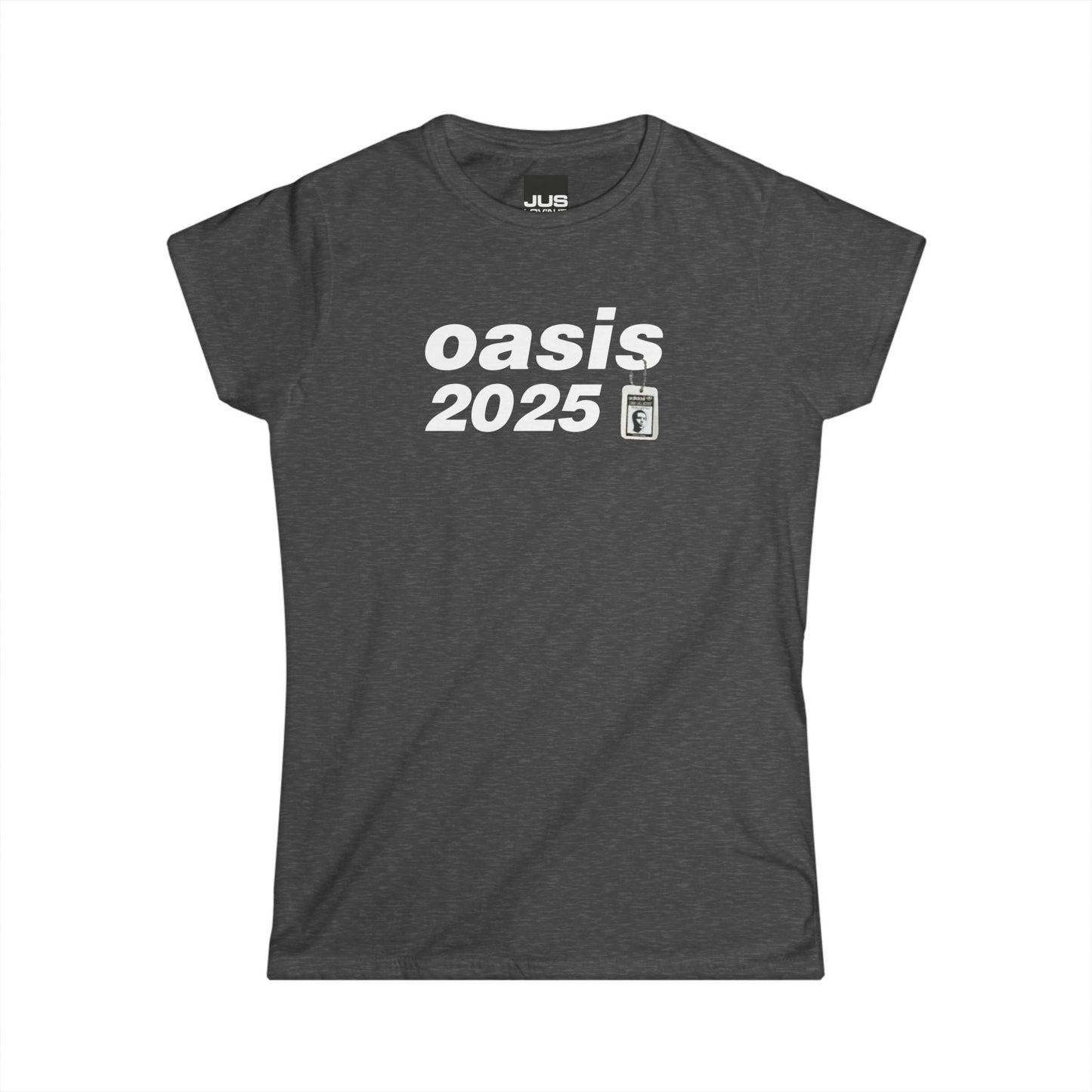 Brit Pop live 25 concert women’s softstyle t-shirt, Oasis 90s Iconified Apparel, British Rock & Roll gift