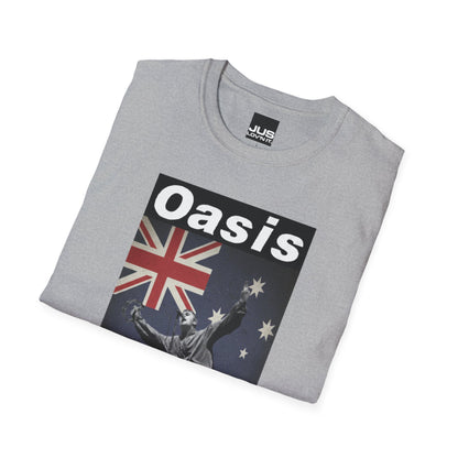 Oasis Live Concert Sydney Australia Unisex T-Shirt | Music Lover Gift | Rock Band Tee | Festival Shirt | Casual Wear | Vintage Style