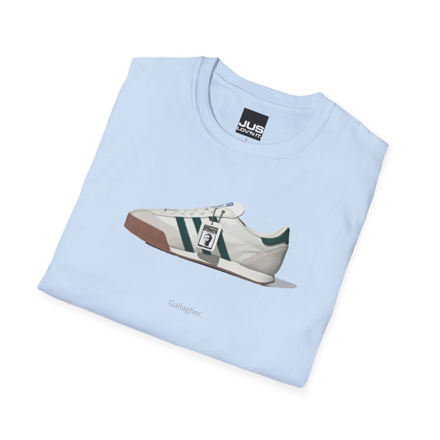 Spezial Iconic Celeb Shoe Unisex T-Shirt - Brit Pop & Rock Concert Tee, Gallaghers Iconic Celeb tennis shoe shirt, Oasis fan gift.