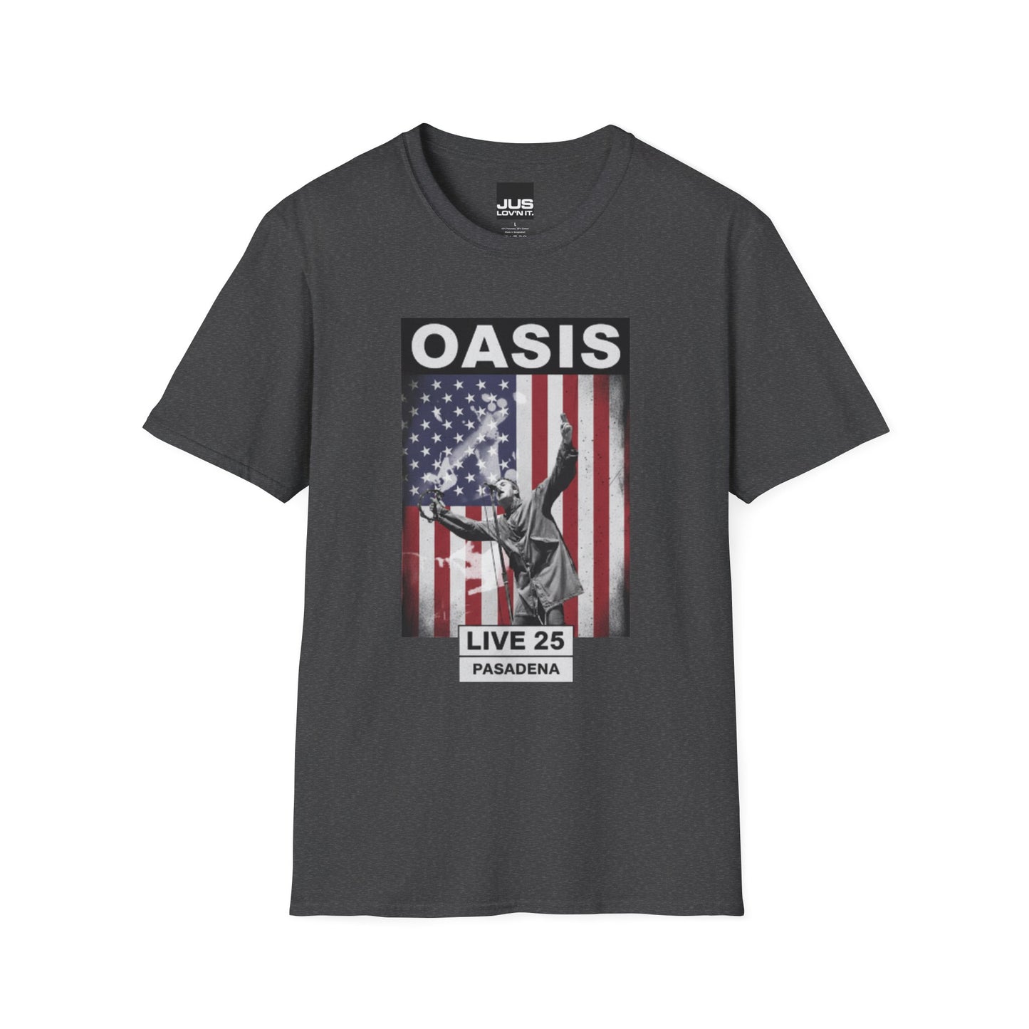 Oasis Live Concert Pasadena USA Unisex T-Shirt | Music Lover Gift | Rock Band Tee | Festival Shirt | Casual Wear | Vintage Style