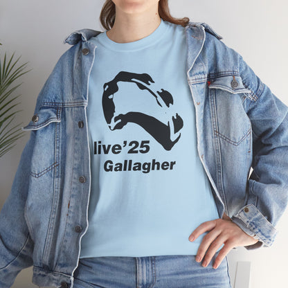 Gallagher 25 Graphic Unisex T-Shirt - Gallagher's Iconic 90's Tambourine, Concert tee, Brit Pop & Rock, Oasis Fan Gift Shirt
